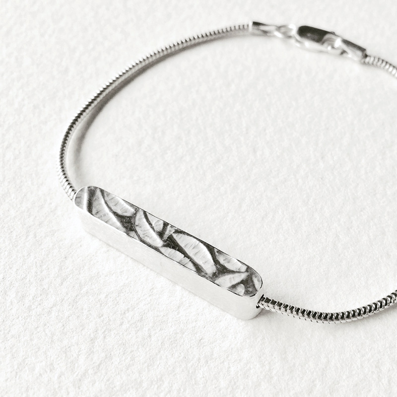 Horizontal Bar Bracelet And Necklace