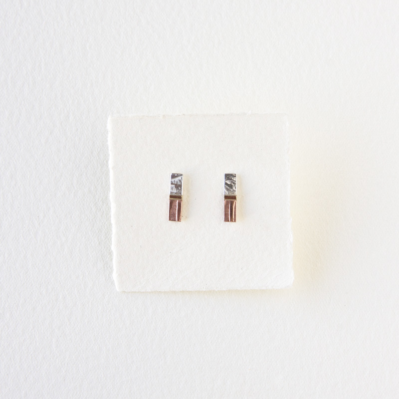 3-Metal Ear Stud